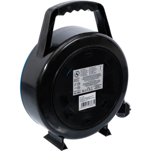 Prelungitor compact pe tambur 10 m, 3 × 1,5 mm², 4 prize, IP20