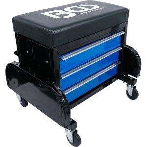 Scaun mobil de atelier cu 3 sertare