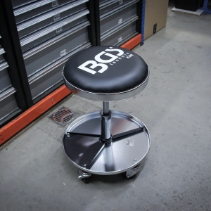 Scaun de lucru pentru atelier cu 5 roți Ø 360 mm