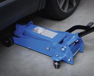 Hydraulic Trolley Jack 3 t with Quick-Lift Foot Pedal, 145–500 mm