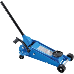 Hydraulic Trolley Jack 3 t with Quick-Lift Foot Pedal, 145–500 mm