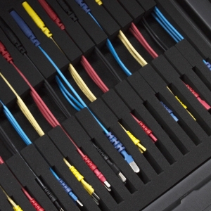 Комплект тест кабели и щипки 92 части