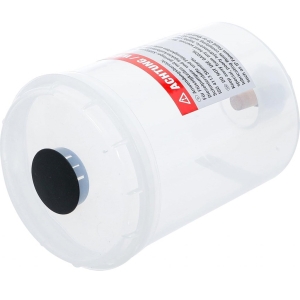 Recipient din plastic cu capac pentru tester de injectoare