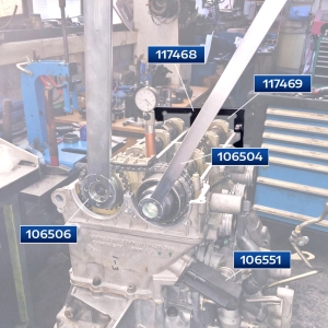 Unealtă bază reglaj arbori cu came pentru Porsche 911 / 996 / 997 GT2 / GT3 – ca 9661 / 00072196610
