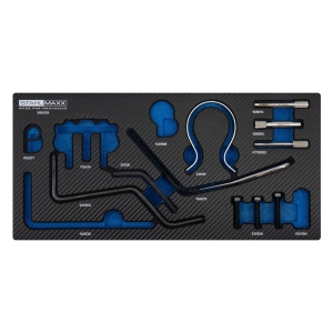 Set scule reglaj distribuție pentru Citroën, Fiat, Ford, Opel, Peugeot, Toyota, Volvo 1.4 / 1.6 benzină și 2.0 / 2.2 diesel
