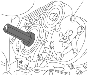Timing Cover Alignment & High-Pressure Pump Sprocket Removal Tool Set for Ford 1.8 TDDi / TDCi – as 303-652, 303-095