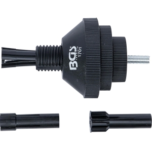 Dispozitiv universal pentru centrare ambreiaj pentru diametre butuc 15–28 mm
