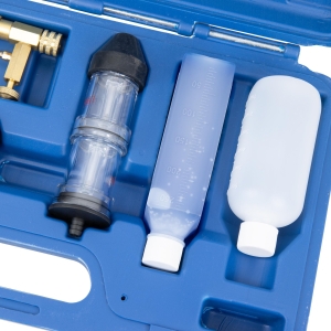 CO₂ Leak Tester for Cylinder Head Gasket Diagnosis incl. Test Fluid