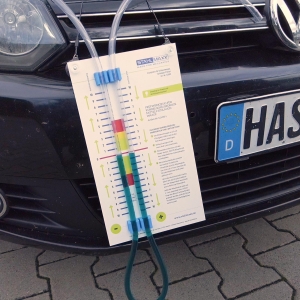 Diagnostic Set for Turbocharger, Crankcase Ventilation & Particulate Filter with Manometers and Hose Balance