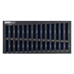 28-Piece Press Disc Set Ø38–97 mm for Bearing, Bushing & Seal Installation / Removal with 1/3 Foam Tray