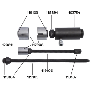 Centering Adapter Plate for Pull and Press Sleeves 35 × 42 mm
