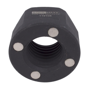 Piuliță pentru ax cu centrare și suport magnetic M20 × 2.5 pentru bucșe de tragere și presare