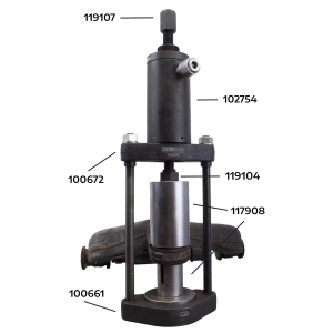 Hydraulic Cylinder Expansion Kit 9 pcs for Wheel Bearings, Bushings & Press Work