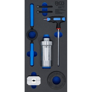 Shock Absorber Tool Set for Shock Absorbers with Rebound Springs