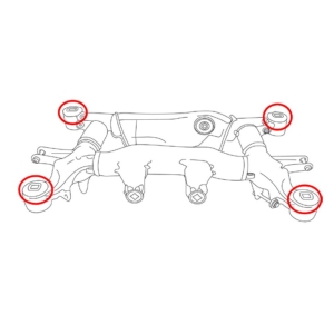 Rear Subframe Bush Tool Set for BMW E60, E61, E63 & E64