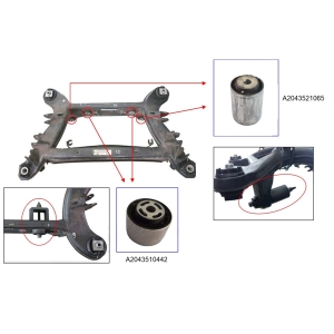 Differential Mount Bushing Tool for Mercedes-Benz W204 W212 C218 X204