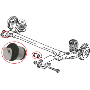 Set scule pentru bucșele punții spate Opel / Vauxhall